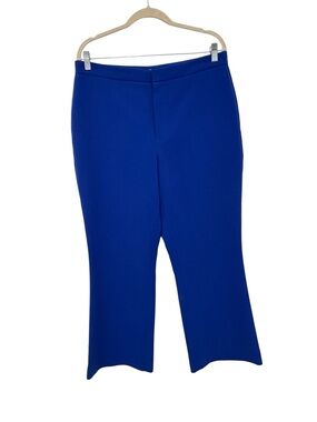 Nine West Cobalt Blue Kick Flare Women’s Size 14 Dress Pants